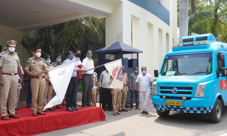 Cyberabad Police, SCSC and their COVID Control Room raises to occasion again, presses the services of 12 ambulances, to provide 24x7 free of cost services for the needy people in the city