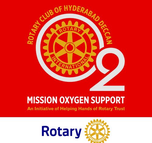 Rotary's "Mission Oxygen Support" provides 70 Personal Oxygen Concentrators, including 40 to rural areas in both the Telugu States for Free Use