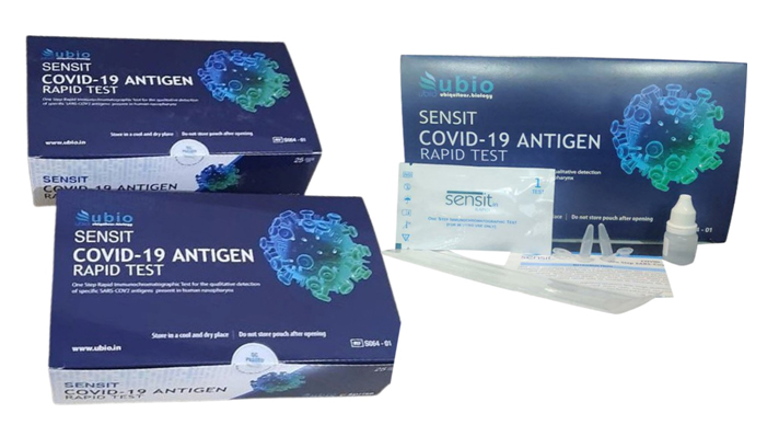 'Sensit Rapid covid-19 Ag Kit' for rapid test of corona infection